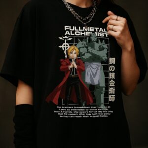 Camiseta Fullmetal Alchemist | Lei da Troca Equivalente